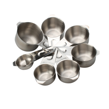 SS304 Stainless Steel Measuring Cup Set