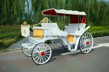 Alibaba Victoria Horse Carriage with Soft Pads Seats Horse Cart