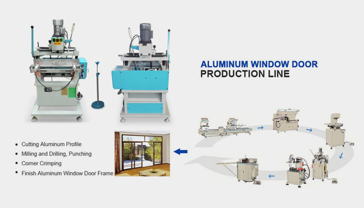 Door Window Frame Aluminum Copy Router Machine