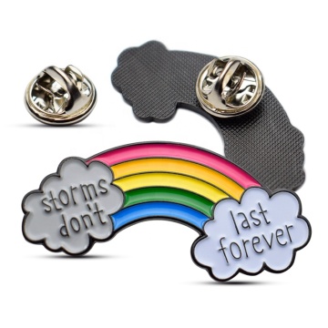 Rainbow Bridge Cloud Soft Enamel Emblem