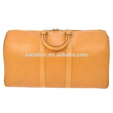 Classic designer brand cheap weekend leather travel bags