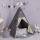 Canvas Teepee Playhouse for Child Indoor Outdoor