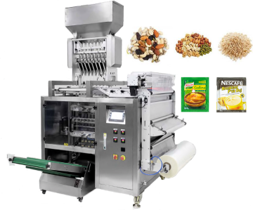 Multilane 4 Sides Sealing Bag Granule Packing Machine
