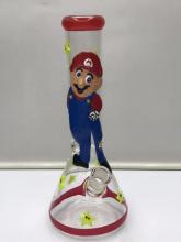 Luminous Glass Bongs with Vivid Hand-drawn Cartoon Character