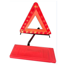 Reflective car warning triangle sign