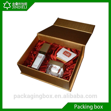 Folding cardboard paper perfume packaging box