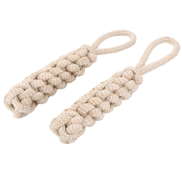 Hemp Rope Toy with Handle Dog Chew Toy