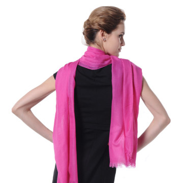 pink solid color cashmere wrap