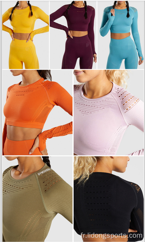 Vente chaude Fitness Confortable Sport Woman Yoga Vêtements