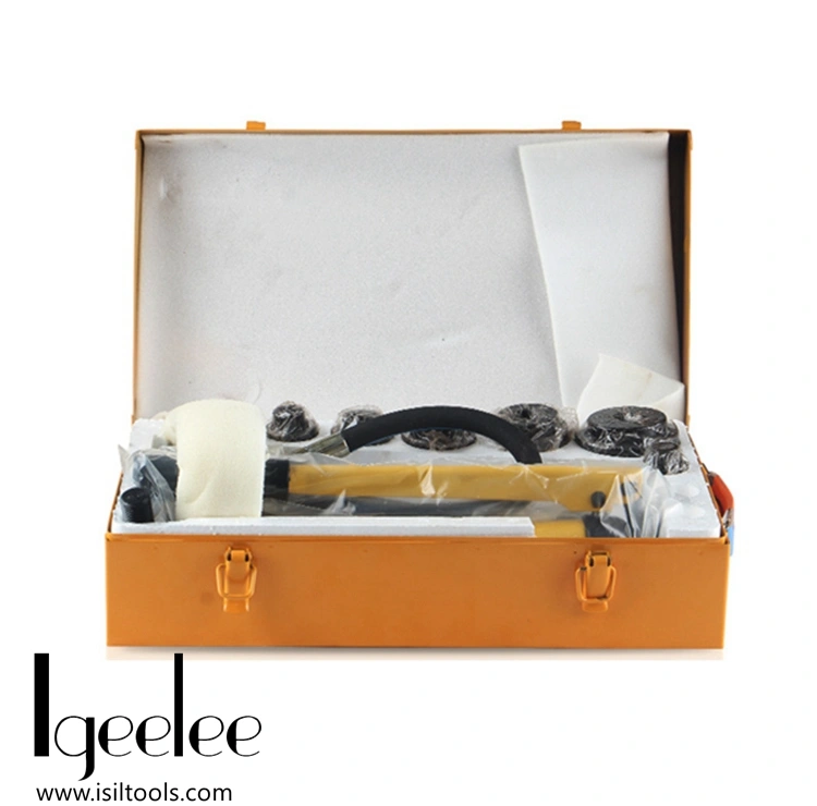 Igeelee Hydraulic Knockout Tool Hydraulic Hole Macking Tool Hydraulic Punch Tool Syk-15 with The Die Range From 63mm to 114mm