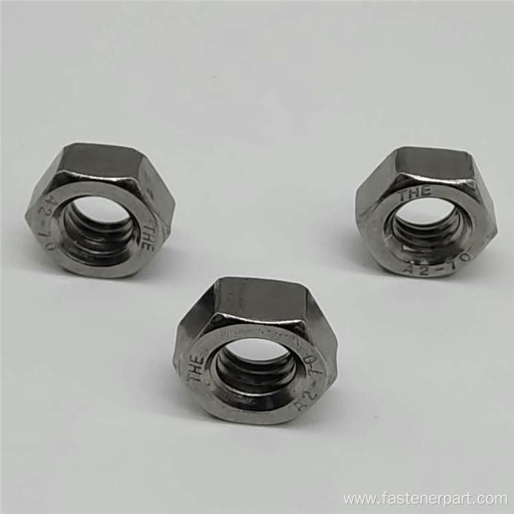 M40 Polished Heavy Hexagon Head Bolt Washer Nut