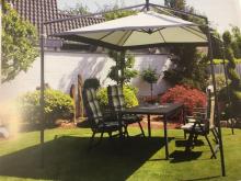 Outdoor PARASOL GAZEBO of large size