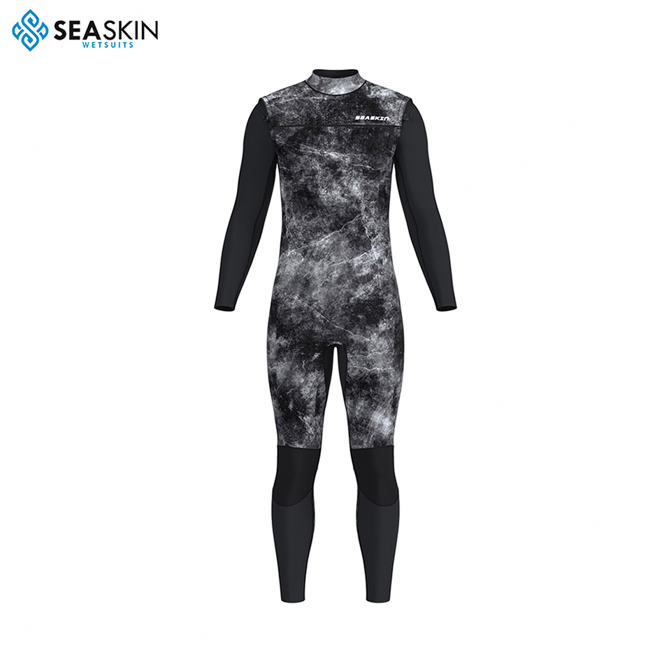 Seaskin 3mm Ön Göğüs Fermuarı Erkekler İçin Wetsuit