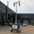 Diesel light tower for emergency lighting