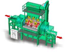 Mesh Type Shot Blasting Machine