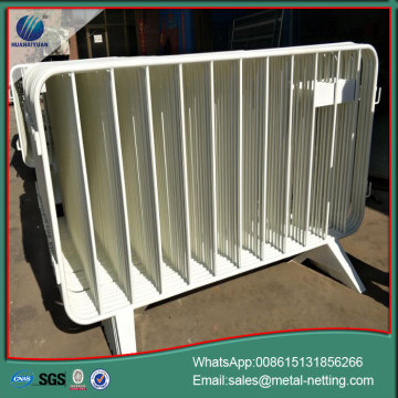 pipe road barrier temporary fence