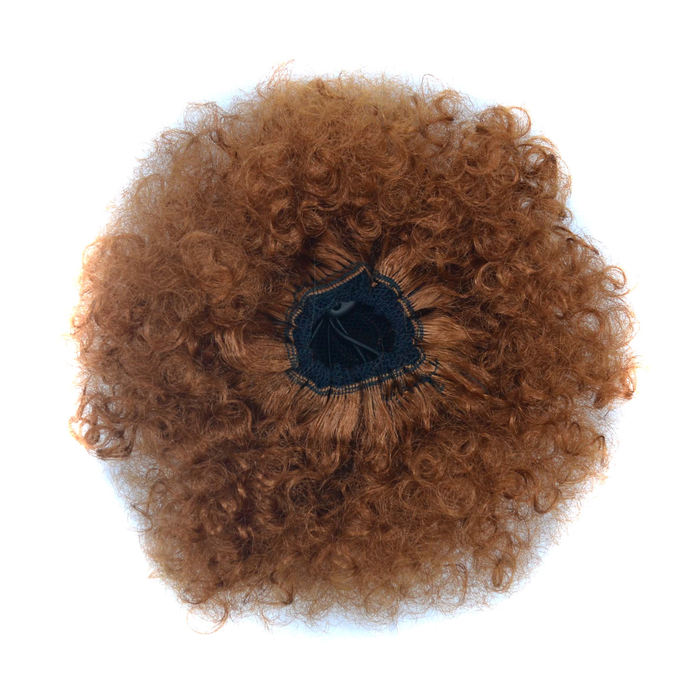 drawstring synthetic hair ponytail and hair bun maker afro curly messy hair bun