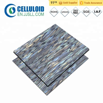 Pearl White Color Celluloid Plastic Sheet For Decoration