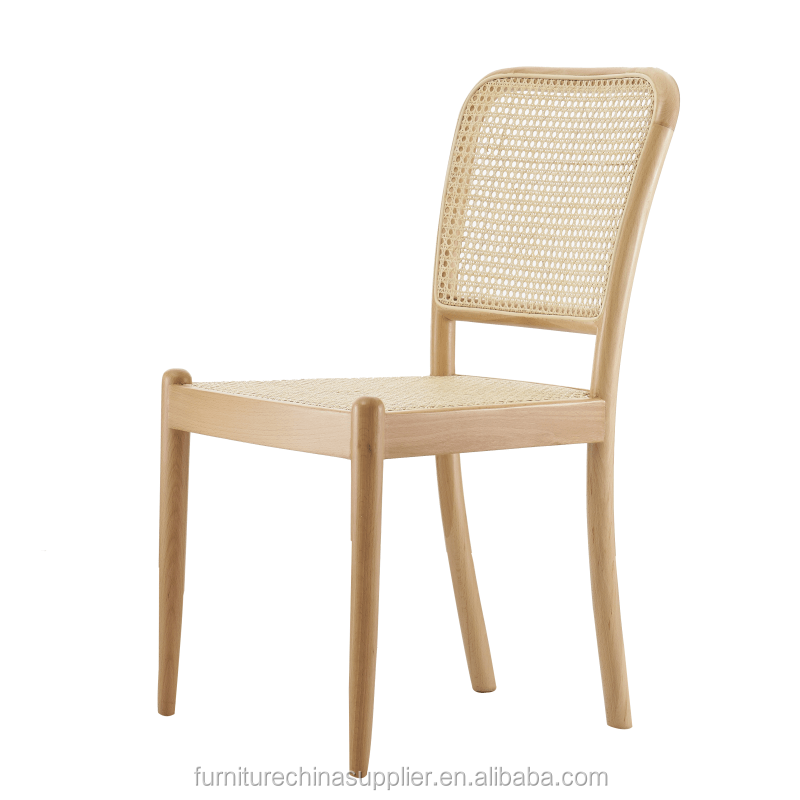 Hot Sale Restaurant Wood Chair Rattan Chair For Dining Room
