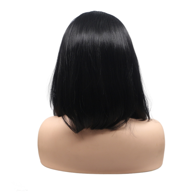Wholseale Short Frontal Bob HD Wigs for Black Women Front Lace Hair Wigs Synthetic