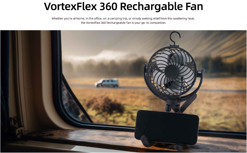Flexible Tripod Clip pram Fan Rechargeable Portable Mini Usb Octopus Baby Stroller Fan Multi-function fan