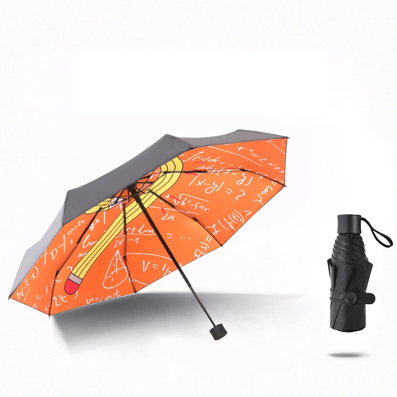 Easy Carry Quality Travel OEM 5 Fold Mini Umbrella for Sale