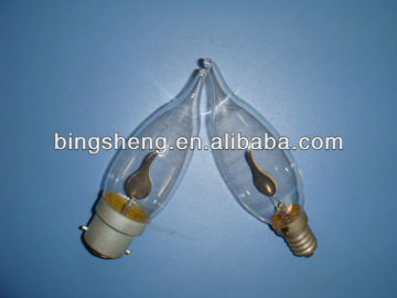 Candle Tailed CAL35 E14110V-240V 3W Flickering flame bulbs