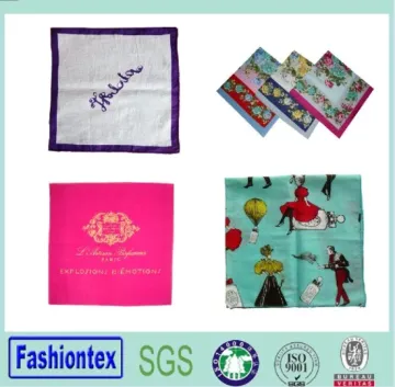 Custom Promotional Printed Handkerchiefs with Logo