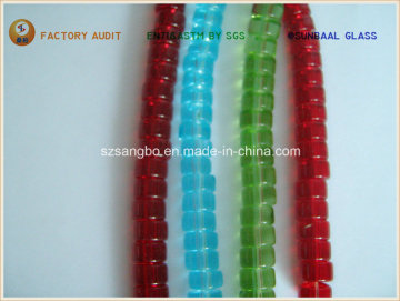 Abaci Shape Glass Bead