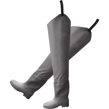 Nylon Saltwater Fishing Hip Waders: Unisex Flood Waders with PVC Fishing Boots