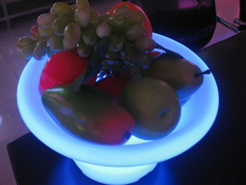 rechargeable led fruit pot with remote control