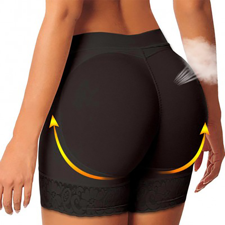 Best Selling Black Push Up Control Butt Lifter Enhancer Ladies Underwear Seamless Panties