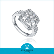 Woman heart shape silver 925 new model ring