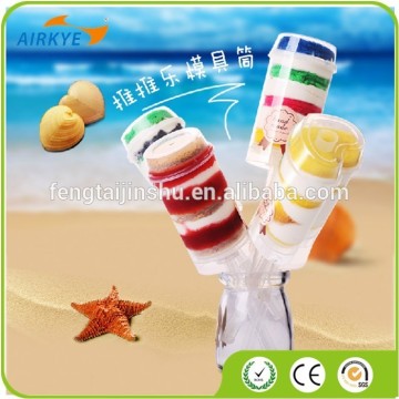 Cake Push Pops Push Ups Plastic Sweets lollipop Bake Party Hearts Or Round Lid