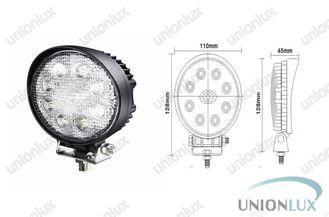 Energy Saving Vehicle LED Spot Work Light 6000K 1600Lm For