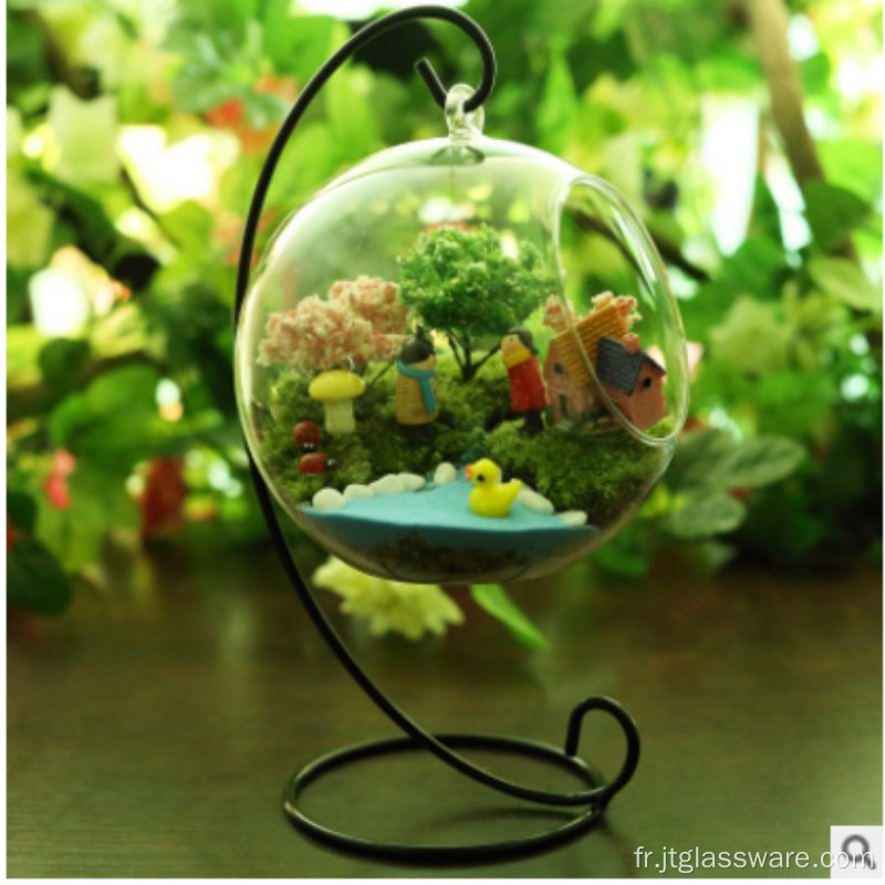 Support suspendu en verre Terrarium Home Decor