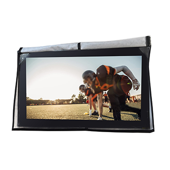 High-Quality Outdoor Furniture Cover: Black, Dustproof, and Waterproof TV Protector
