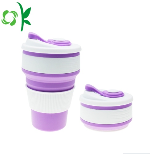 Silicone Foldable Travel Drinking Cup Retractable