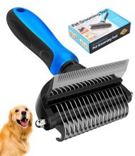 Premium Dog Deshedding Comb