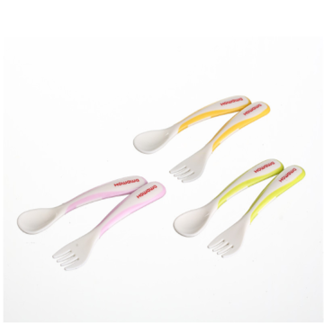 A0200 Baby Feeding Set With Spoon And Fork