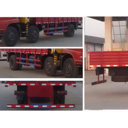 Dongfeng Teshang 6X2 Truck Dengan Loading Crane