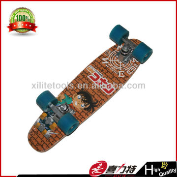 Maple wooden plastic skateboard