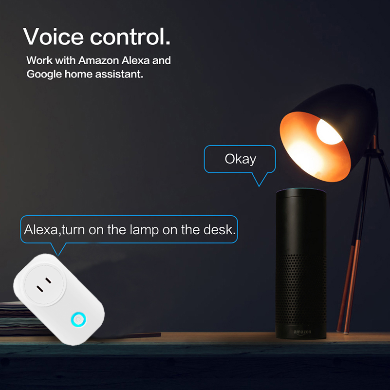 Google Home Echo Timer Electric Wifi Wall Power Outlet Amazon Alexa Wireless Mini Japan Smart Plug Socket