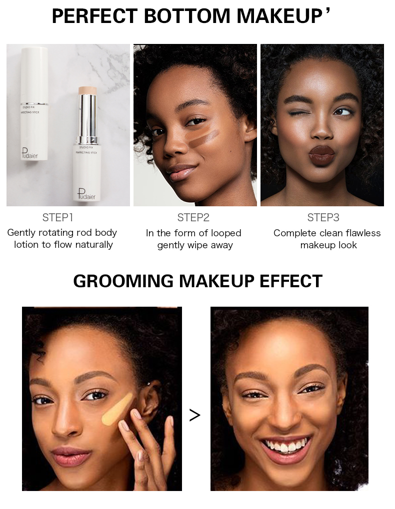 Makeup Foundation Stick Beauty Cosmetics Pro Foundation Stick Packaging Waterproof and anti-perspiration formula