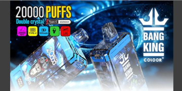 Wholesale The Bang King Double Crystal 20000 Puffs