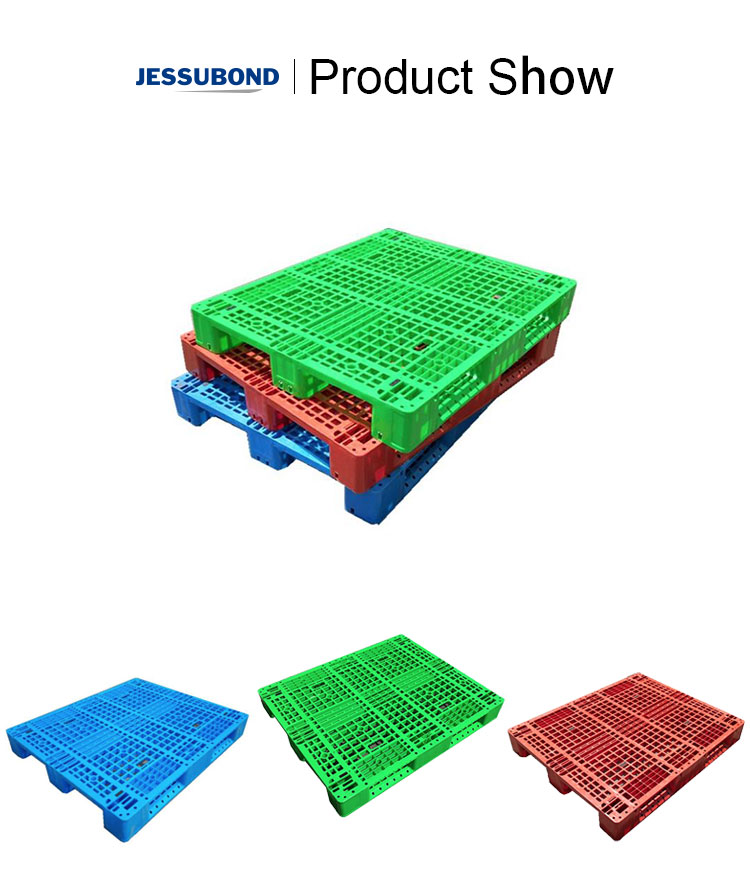 KL virgin plastic pallet logistics Grid plastic tray use to Forklift plastic pallet, fold pallet/