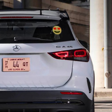 LED Display Screen for Car Rear Windows: Bus Mobile Trailer Pixel Car Advertisements