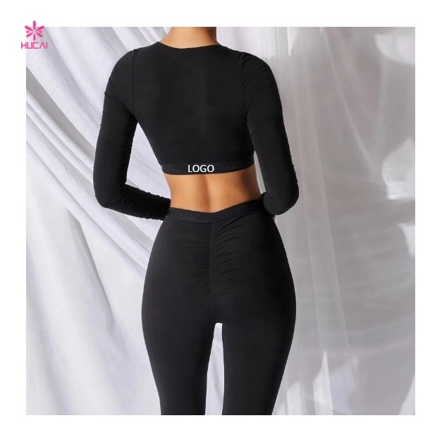 Latest Women Hot Sexy Long Sleeve Casual Slim Short Crop Tops