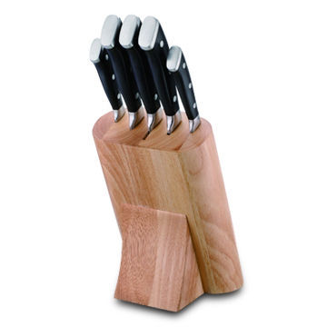 5-piece Kitchen Knife Set, ABS Forged Handle, 3 SS Rivets, SS End Cap