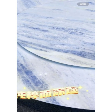 Blue Crystal Marble Tabletops for Kitchen and Interior Decoration